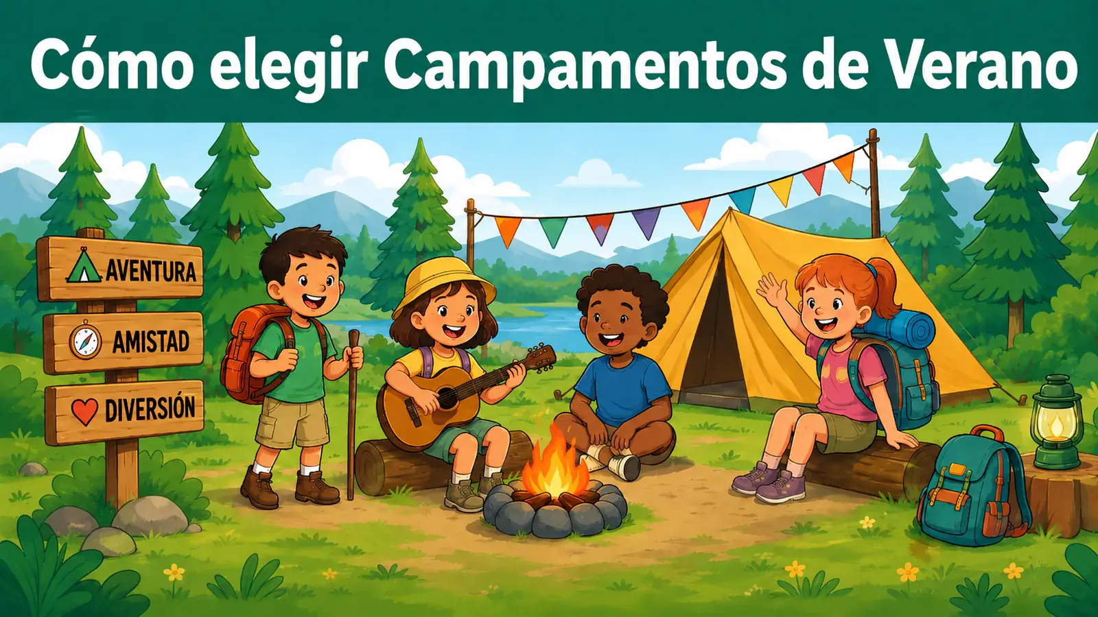 Cómo elegir un campamento de verano para niños: edad, horario, seguridad y presupuesto
